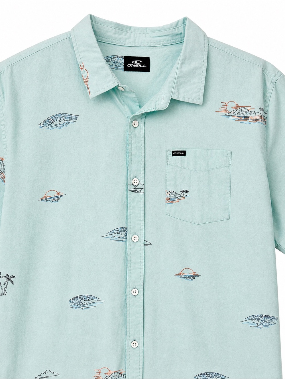 Men’s O'Neill Light Mint Short-Sleeve - Picture 2 of 5